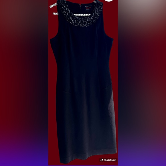 L’Wren Scott for Banana Republic New Little Black DressElegant Beaded Neckline - Picture 7 of 14